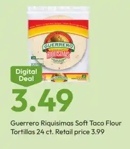 Stater Bros Guerrero Riquisimas Soft Taco Flour Tortillas offer