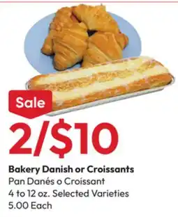 Stater Bros Danish or Croissants offer