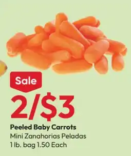 Stater Bros Peeled Baby Carrots offer