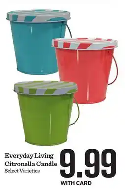 Mariano's Everyday Living Citronella Candle offer