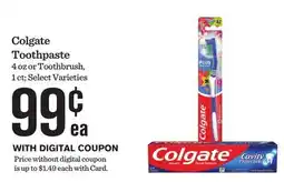 Mariano's Colgate Toothpaste offer