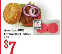 Mariano's American BBQ Ground Beef Patties offer
