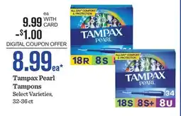 Mariano's Tampax Pearl Tampons offer