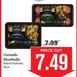Mariano's Carando Meatballs offer