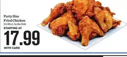 Mariano's Party Size Fried Chicken offer