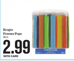 Mariano's Kroger Freezer Pops offer