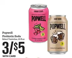 Mariano's Popwell Prebiotic Soda offer