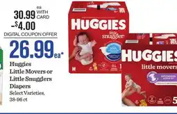 Mariano's Huggies Little Movers or Little Snugglers Diapers offer