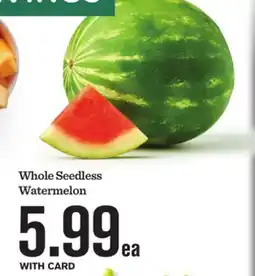 Mariano's Whole Seedless Watermelon offer