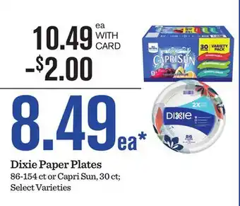 Mariano's Dixie Paper Plates offer