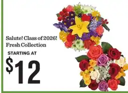Mariano's Salute! Class of 2026! Fresh Collection offer