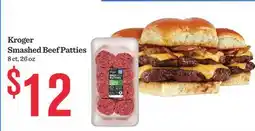 Mariano's Kroger Smashed Beef Patties offer