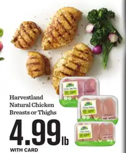 Mariano's Harvestland Natural Chicken Breasts or Thighs offer