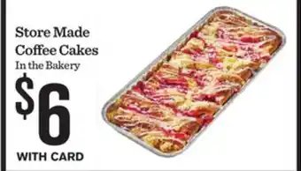 Mariano's Store Made Coffee Cakes offer
