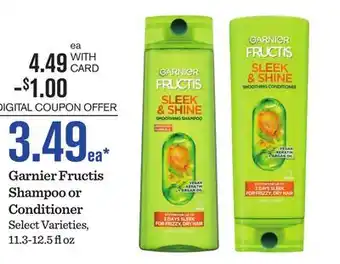 Mariano's Garnier Fructis Shampoo or Conditioner offer