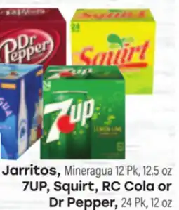 Tony’s Fresh Market Jarritos, 7UP, Squirt, RC Cola or Dr Pepper offer