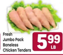Tony’s Fresh Market Fresh Jumbo Pack Boneless Chicken Tenders offer