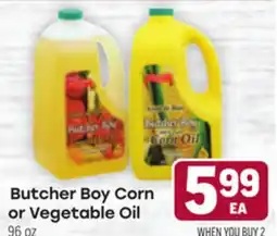 Tony’s Fresh Market Butcher Boy Corn or Vegetable Oil offer