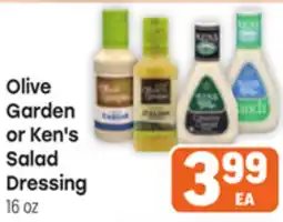 Tony’s Fresh Market Olive Garden or Ken's Salad Dressing offer