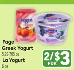 Tony’s Fresh Market Fage Greek Yogurt 5.29-7.05 oz La Yogurt 6 oz offer
