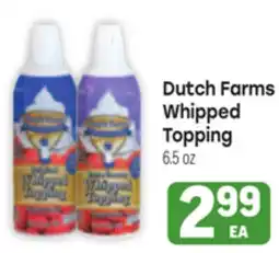Tony’s Fresh Market Dutch Farms Whipped Topping offer
