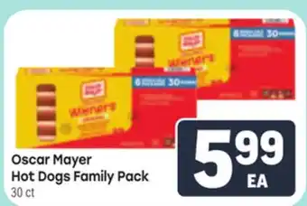 Tony’s Fresh Market Oscar Mayer Hot Dogs Family Pack offer