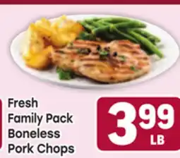 Tony’s Fresh Market Fresh Family Pack Boneless Pork Chops offer