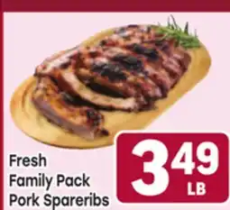 Tony’s Fresh Market Fresh Family Pack Pork Spareribs offer