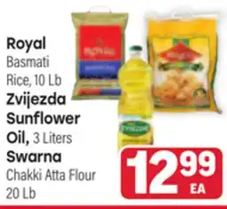 Tony’s Fresh Market Royal, Zvijezda Sunflower Oil, Swarna offer