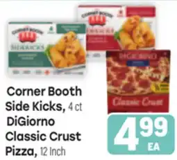 Tony’s Fresh Market Corner Booth Side Kicks, DiGiorno Classic Crust Pizza offer