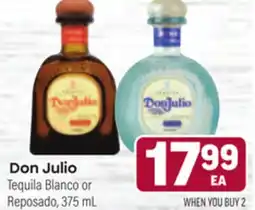 Tony’s Fresh Market Don Julio Tequila Blanco or Reposado offer