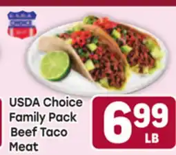Tony’s Fresh Market USDA Choice Family Pack Beef Taco Meat offer