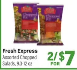 Tony’s Fresh Market Fresh Express Assorted Chopped Salads offer
