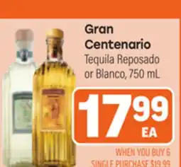 Tony’s Fresh Market Gran Centenario offer