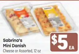 Tony’s Fresh Market Sabrina's Mini Danish offer