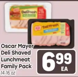 Tony’s Fresh Market Oscar Mayer Deli Shaved Lunchmeat Family Pack offer