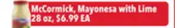 Tony’s Fresh Market McCormick, Mayonesa with Lime offer