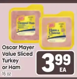 Tony’s Fresh Market Oscar Mayer Value Sliced Turkey or Ham offer