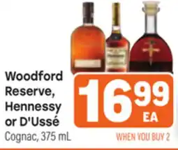 Tony’s Fresh Market Woodford Reserve, Hennessy or D'Ussé offer