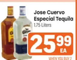 Tony’s Fresh Market Jose Cuervo Especial Tequila offer