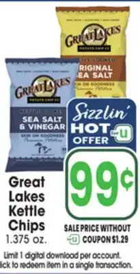 Jewel-Osco Great Lakes Kettle Chips offer