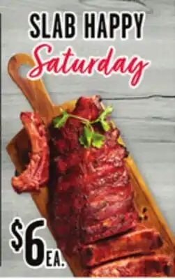 Jewel-Osco SLAB HAPPY Saturday offer