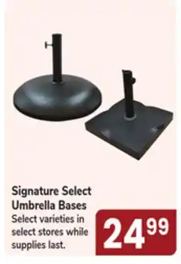 Jewel-Osco Signature Select Umbrella Bases offer