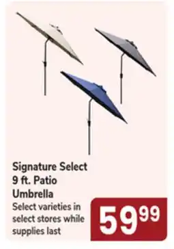 Jewel-Osco Signature Select 9 ft. Patio Umbrella offer