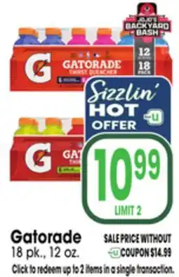 Jewel-Osco Gatorade offer