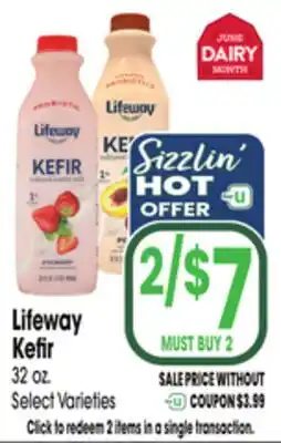 Jewel-Osco Lifeway Kefir offer