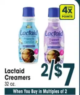 Jewel-Osco Lactaid Creamers offer