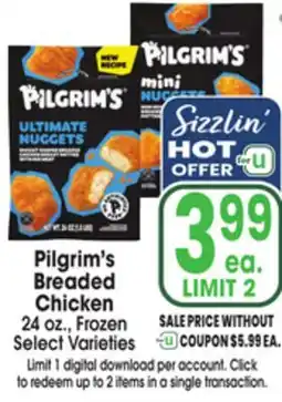 Jewel-Osco Pilgrim's Breaded Chicken offer