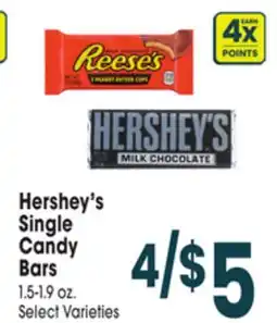 Jewel-Osco Hershey's Single Candy Bars offer