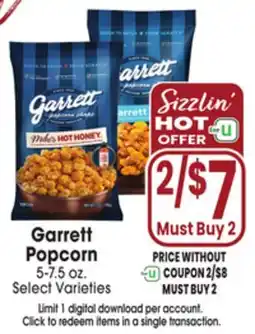 Jewel-Osco Garrett Popcorn offer